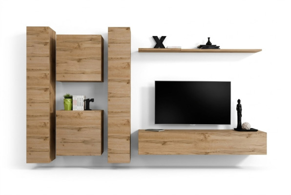 Wand Schrank Wohnzimmer Designer Wohnwand Wand Regal Holz Wandschrank