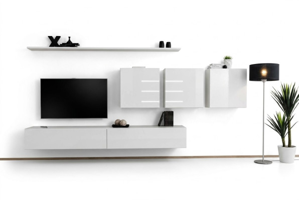 Wohnzimmermöbel Weiß Sideboard Designer Stil Modern Holzmöbel Einrichtung Neu