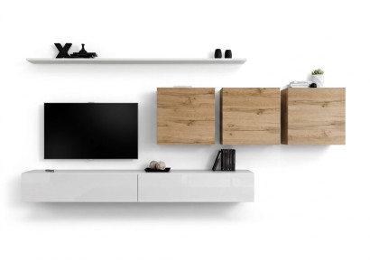 Wohnzimmermöbel Modern Wohnwand Wandschrank Sideboard TV-Ständer Designer