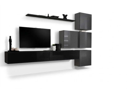Wohnzimmer Design Komplett Wohnwand Wandschrank Luxus Garnitur Schrank