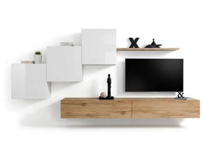 Wohnzimmer Tv-Ständer 3x Wandschrank Wandregal Luxus Design Sideboarad Wohnwand