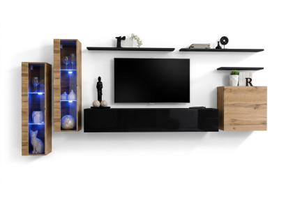 Luxus Möbel Wohnwand Sideboard Designer Wandschrank Einrichtung TV-Ständer