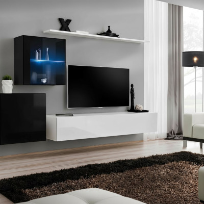 Wohnzimmermöbel Designer Modern Wohnwand 260cm Luxus Sideboard Garnitur