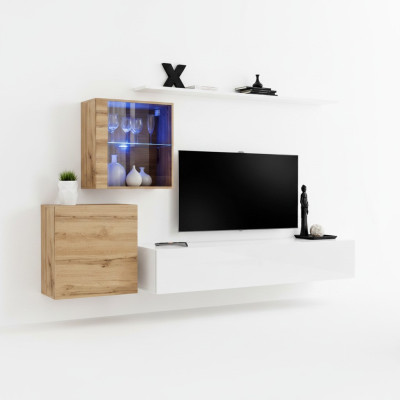 Design Luxus Wohnwand Regal Wand Schrank Vitrine Regale Wohn Zimmer Einrichtung