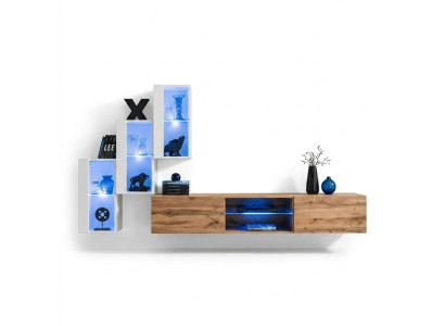 Wohnzimmer Neu Wohnwand Einrichtung Modern Modern TV-Ständer Wandschrank