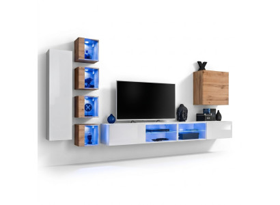 Wohnwand Designer Schrank Wand Regale Sideboard Wandschrank Wohnzimmermöbel