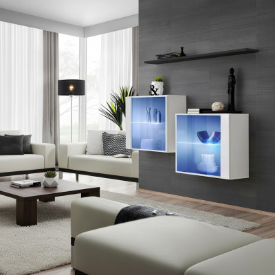 Modern Designer Garnitur WohnzimmerWohnwand Holzmöbel Set Komplett Neu Möbel