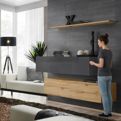 Modern Set Sideboard Einrichtung Design Wohnwand Wohnzimmer Luxus Garnitur 3tlg