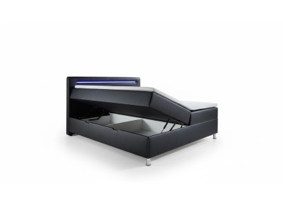 Boxspringbett Doppelbett Polstermöbel Kunstleder Designer Doppel Luxus Design