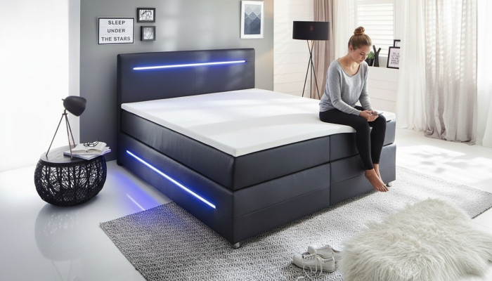 Luxus Schlafzimmer Modern Bett Polster Design Luxus Einrichtung Doppel Neu