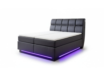 Polsterbett Bett Polstermöbel Designer Doppel Luxus Design 180x200cm Kunstleder
