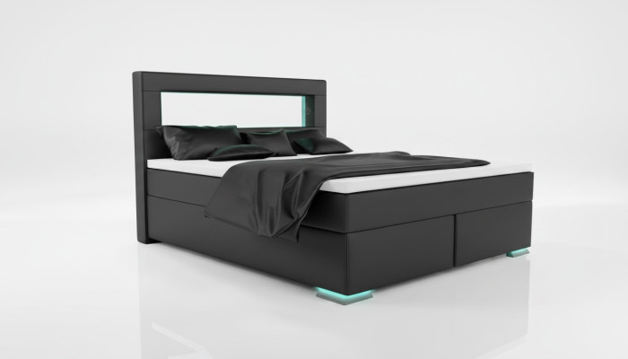 Schlafzimmer Bett Textil Luxus Polster Einrichtung 180x200 Möbel Doppelbett Neu