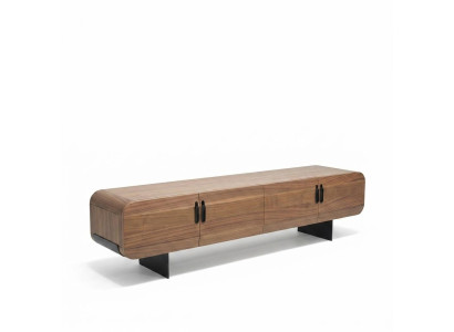 Wohnwand Komplett Set Wohnzimmer Garnitur Braun Möbel Wandregal Neu