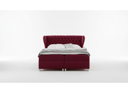 Luxus Boxspringbett Doppel Betten Holz Einrichtung Polsterbett Modern Design