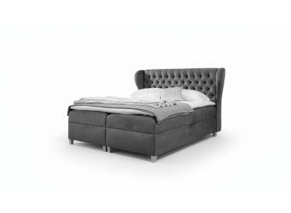 Luxus Design Boxspringbett Schlafzimmer Polsterbett Modern Möbel Chesterfield