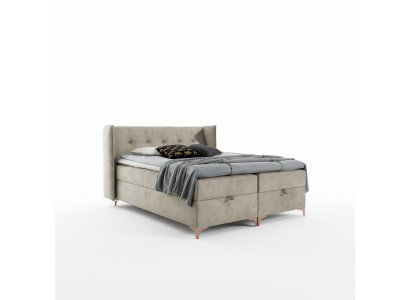 Einrichtung Schlafzimmer Polsterbett Luxus Boxspringbett Doppel Design Möbel