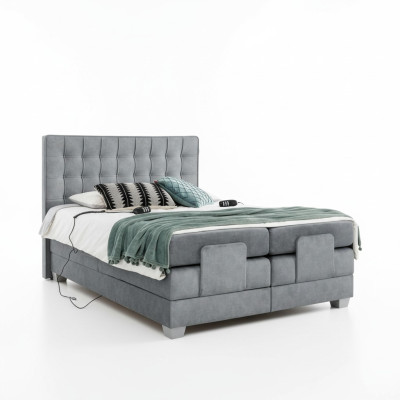 Modern Bett Grau Doppelbett 160x200cm Schlafzimmer Design Modern Einrichtung