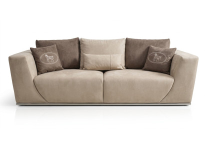 Wohnzimmer Sofa Dreisitzer Modern Sofa Couch Polster Möbel Textil Einrichtung