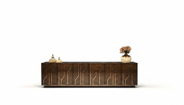 Wohnzimmer Möbel Sideboard Luxus Modern Design Kommode Holz Einrichtung