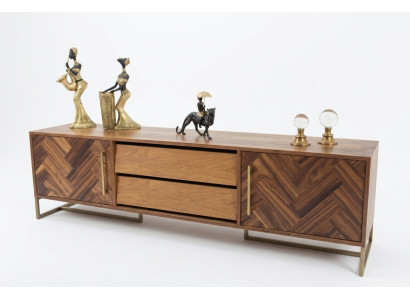 Braun TV Ständer RTV Sideboard Wohnzimmermöbel Modern Luxus Neu