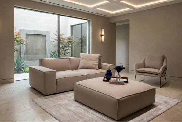 Wohnzimmer Möbel Luxus Komplett 2tlg Design Sofa Dreisitzer Einrichtung Hocker