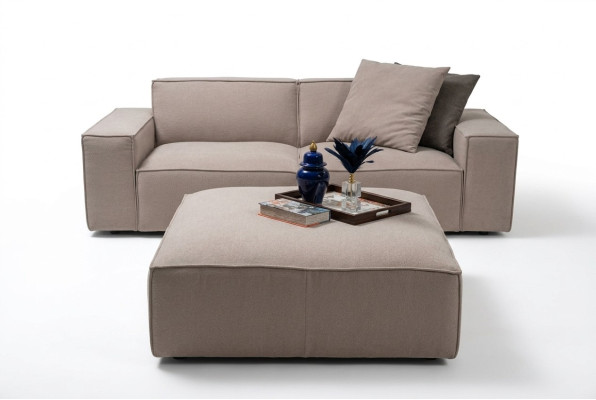 Wohnzimmer Möbel Luxus Komplett 2tlg Design Sofa Dreisitzer Einrichtung Hocker