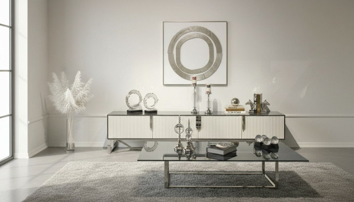 TV Ständer Wohnzimmer Möbel Luxus Design Modern Einrichtung TV Schrank