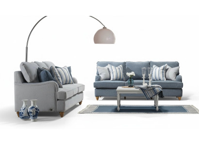Sofa Dreisitzer 2x Wohnzimmer Luxus Möbel Modern Design Einrichtung