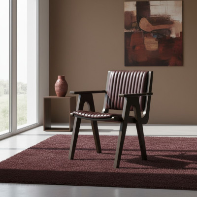 Möbel Esszimmer Design Stuhl mit Armlehnen Holz Stuhl Polstersitz Neu