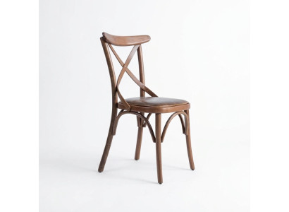 Holz Designer Stuhl Luxus Esszimmer Möbel Braun Neu Einrichtung