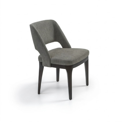 Grau Stuhl Luxus Designer Möbel Esszimmer Polstersitz Modern Einrichtung