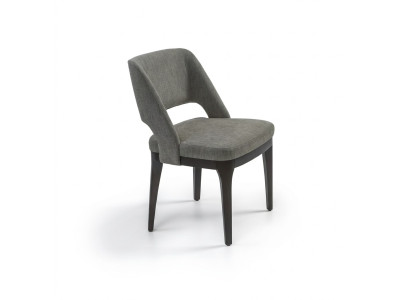Grau Stuhl Luxus Designer Möbel Esszimmer Polstersitz Modern Einrichtung
