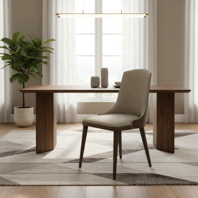 Luxus Design Polster Stuhl Esszimmerstuhl Sitz Esszimmer Möbel Holz Neu
