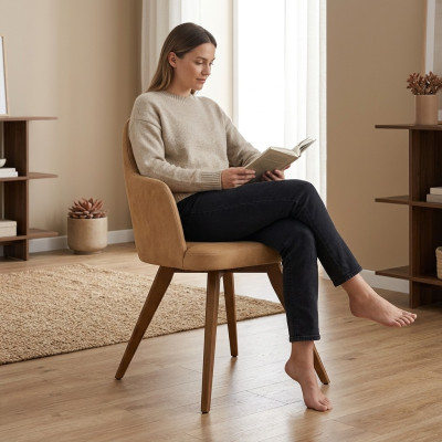 Designer Möbel Stuhl mit Armlehnen Modern Luxus Esszimmer Einrichtung