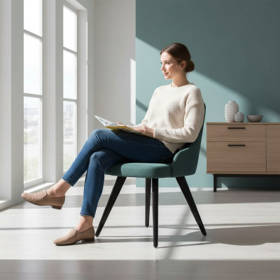 Modern Designer Stuhl Esszimmer Einrichtung Luxus Neu Stühle Polstersitz
