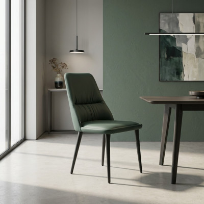 Designer Stuhl Modern Luxus Möbel Esszimmer Polstersitz Einrichtung Neu