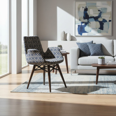 Luxus Armlehnstuhl Esszimmer Modern Designer Stuhl mit Armlehnen Neu