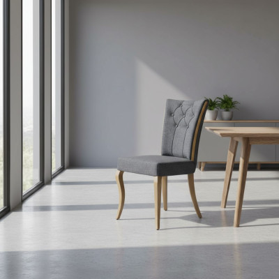 Luxus Esszimmer Möbel Designer Grau Stuhl Neu Einrichtung Modern Stühle
