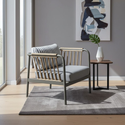Sessel Modern Grau Sitz Wohnzimmer Design Einrichtung Neu Möbel