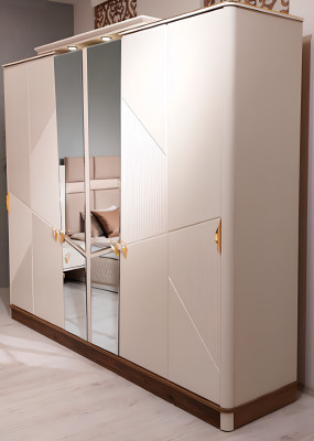 Kleiderschrank Schlafzimmer Einrichtung Modern Schrank Design Holz Möbel