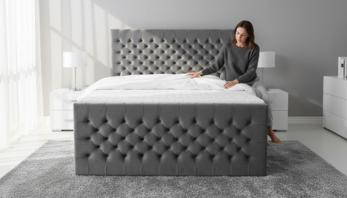 Luxus Schlafzimmer Bett Polster Design Luxus Doppel Hotel Betten 160x200cm