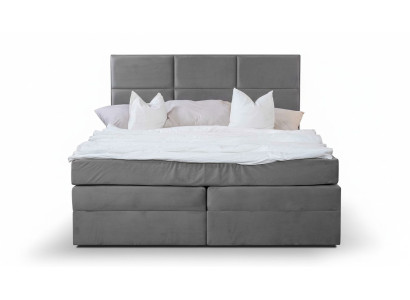 Doppel Bett Gepolsterte Betten Stoffbett Design Luxus Möbel 180x200 Bettrahmen