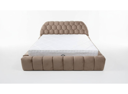 Designer Bett Schlafzimmer Betten Textil Hotel Luxus Polster Luxus