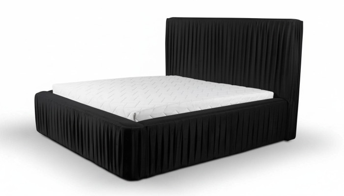 Bett Design Luxus Doppel Hotel Betten Schlaf Zimmer Luxus Schwarz Modern