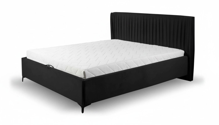 Hotelbett Luxus Design Betten Polster Holz Textil Schlafzimmer 180x200 Neu