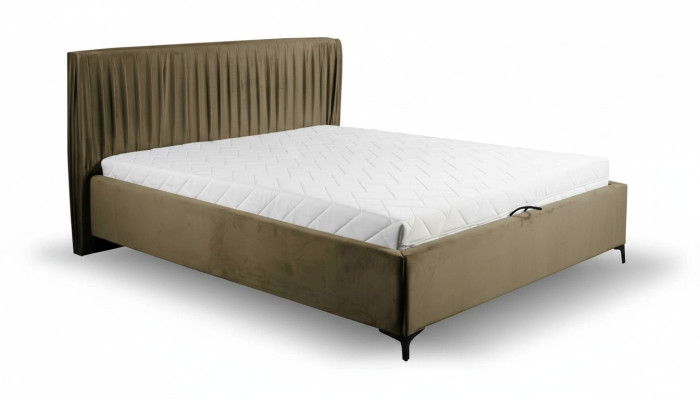 Modernes Bett Design Betten Holz Textil Schlafzimmer Bettgestell