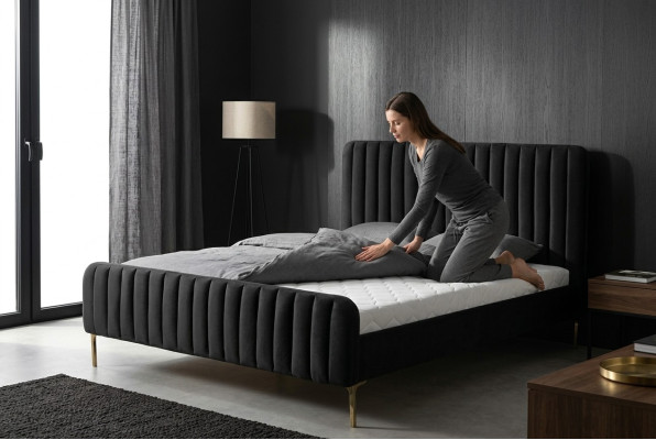 Bett Polster Design Luxus Doppel Hotel Betten Schlaf Zimmer 180x200cm Neu