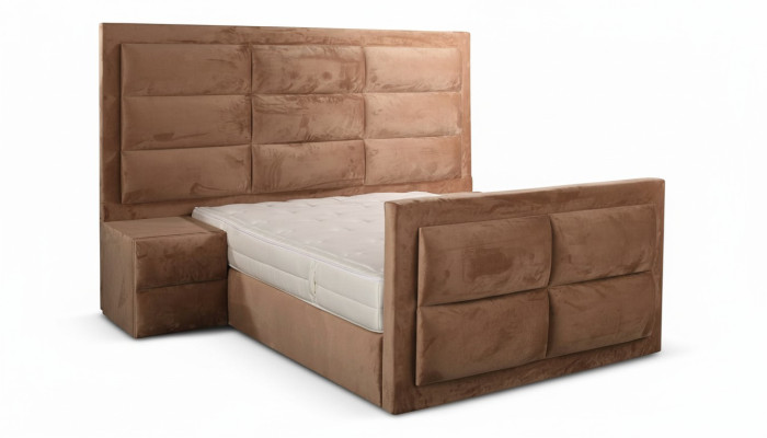Luxus Schlafzimmer Set Nachttisch Bett 2tlg.Komplett Set Design Einrichtung Neu