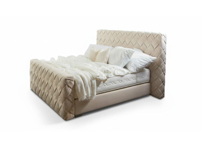 Luxus Schlafzimmer Möbel Betten Modern Bettrahmen 160x200 cm Design Kopfteil