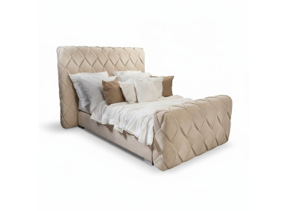 Luxus Schlafzimmer Möbel Betten Modern Bettrahmen 140x200 cm Design Kopfteil
